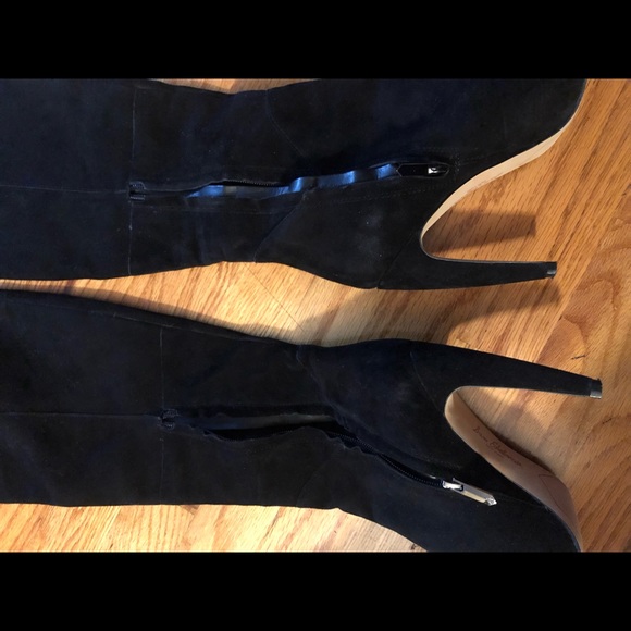 Sam Edelman Black suede over the knee boots - Picture 6 of 9